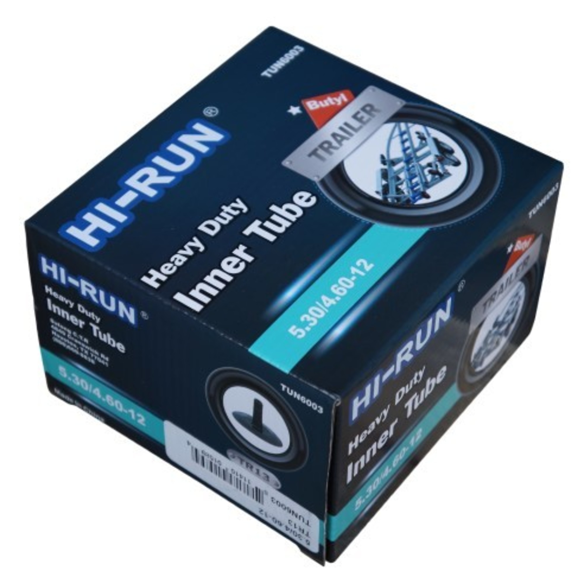 HI-RUN, Tube 5.30/4.60-12 (TR13) Trailer, Fits Rim Size 12 in, Included (qty.) 1 Model# TUN6003
